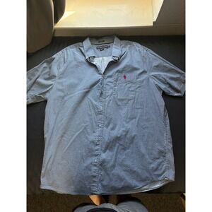 Men Polo Shirt 2XLT by US Polo Assn - Blue Checkered